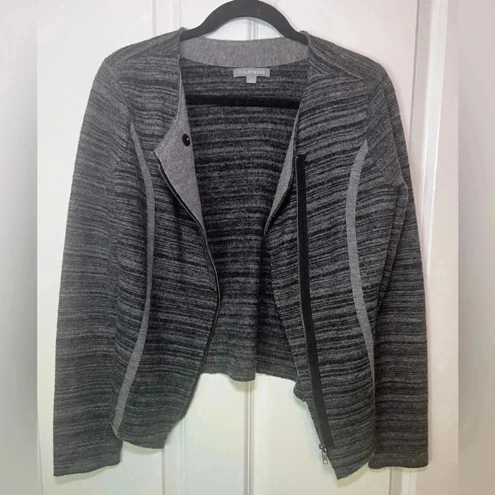 Tinley Road Wool Moto Blazer Jacket
